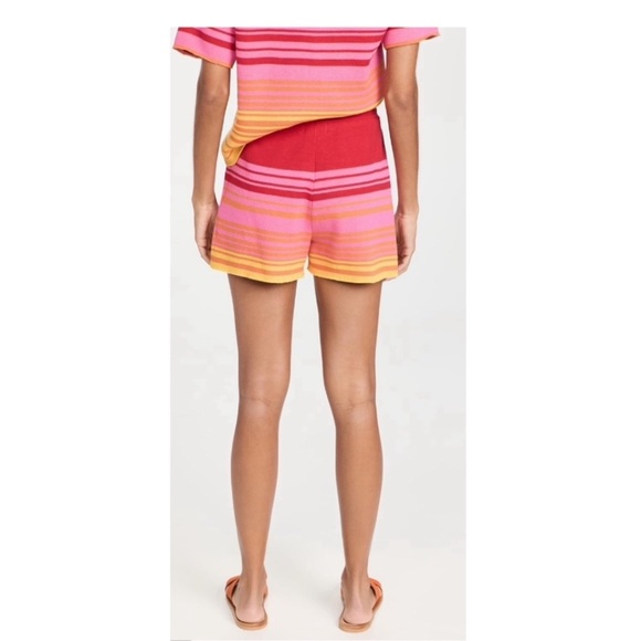 Monrow Cotton Sunset Sweater Easy Shorts. - Picture 3 of 8